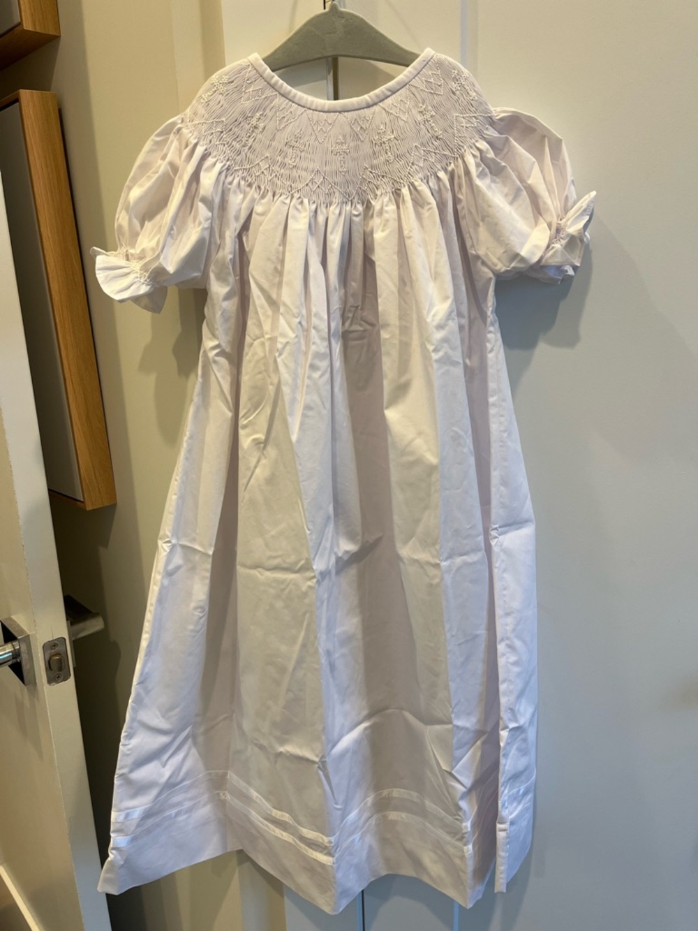 White Smocked Cross Dress